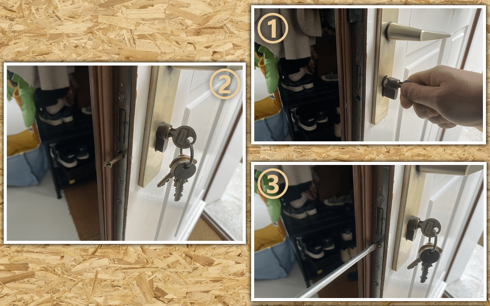 Comment changer un barillet de porte d’entrée ? Rayon Bricolage