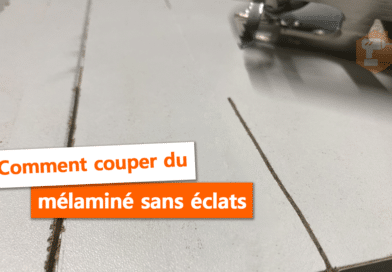 Couper mélaminé sans éclats